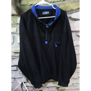 Arnold Palmer Golf Jacket - Black Long Sleeve Golf Quarter Zip Size 3XL